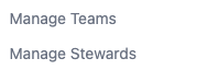 Manage teams